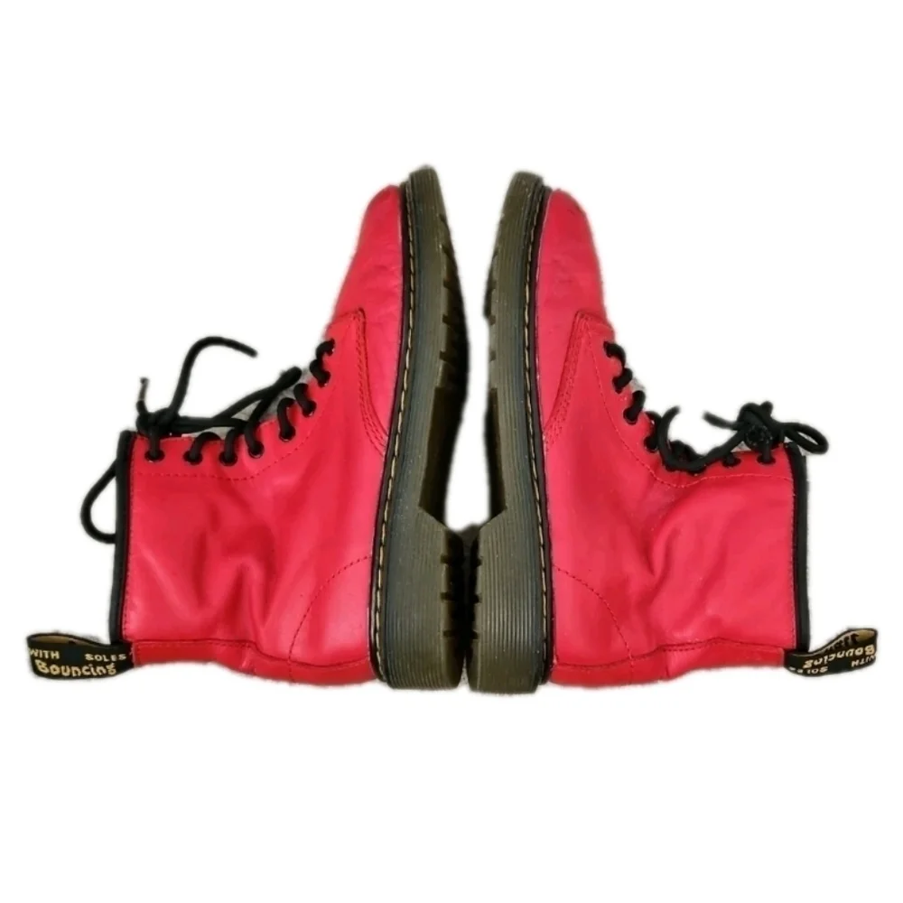 Dr. Martens Youth Red 1460 8-Eye Classic Leather Iconic Durable Combat Boot 3